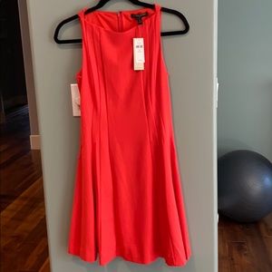 NWT Banana republic sleeveless orange dress 0P